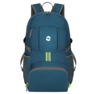 Packable Travel Hiking Backpack Daypack, Ultra Lightweight 35L Large Capacity Water Resistant Hiking Daypacks with Reflective Stripe Foldable Travel & Camping Backpack Casual Daypacks for Men & Women