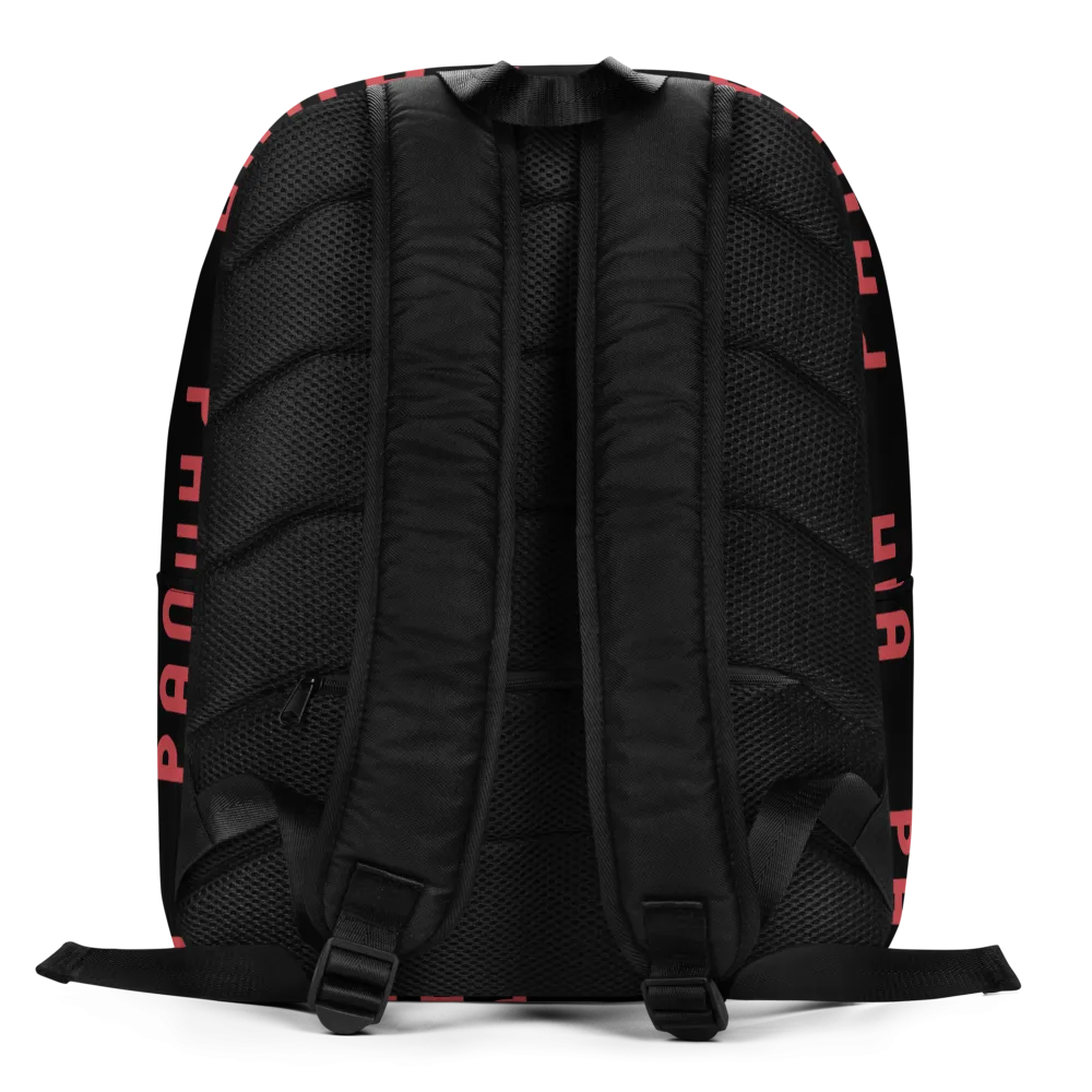 PANNARed Minimalist Backpack HRTBRK