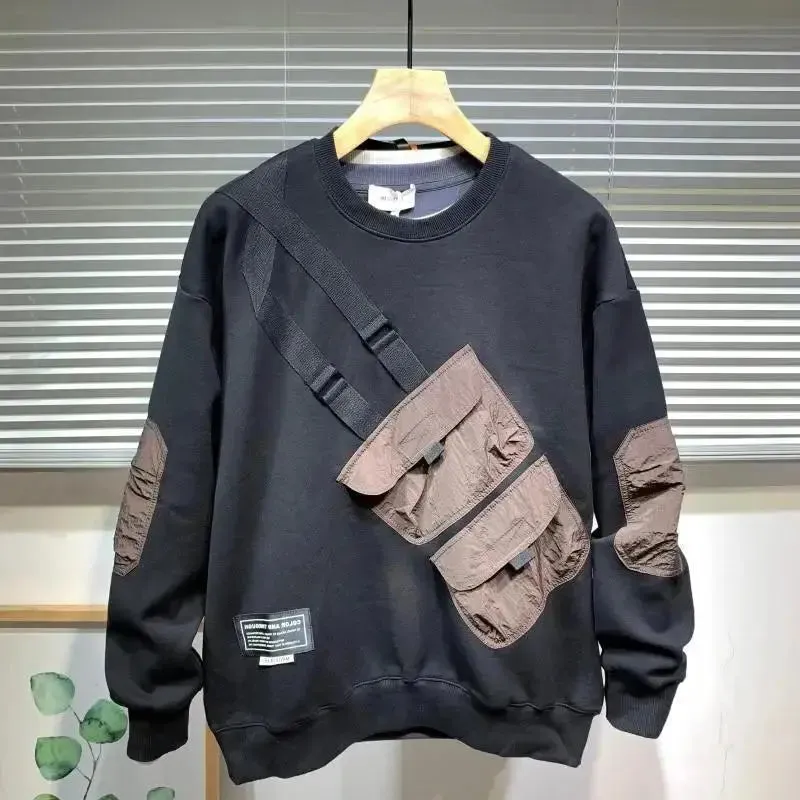 Patchwork Hoodie  Korean Streetwear hoodies urban street fashion