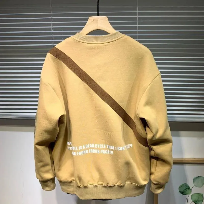 Patchwork Hoodie  Korean Streetwear hoodies urban street fashion