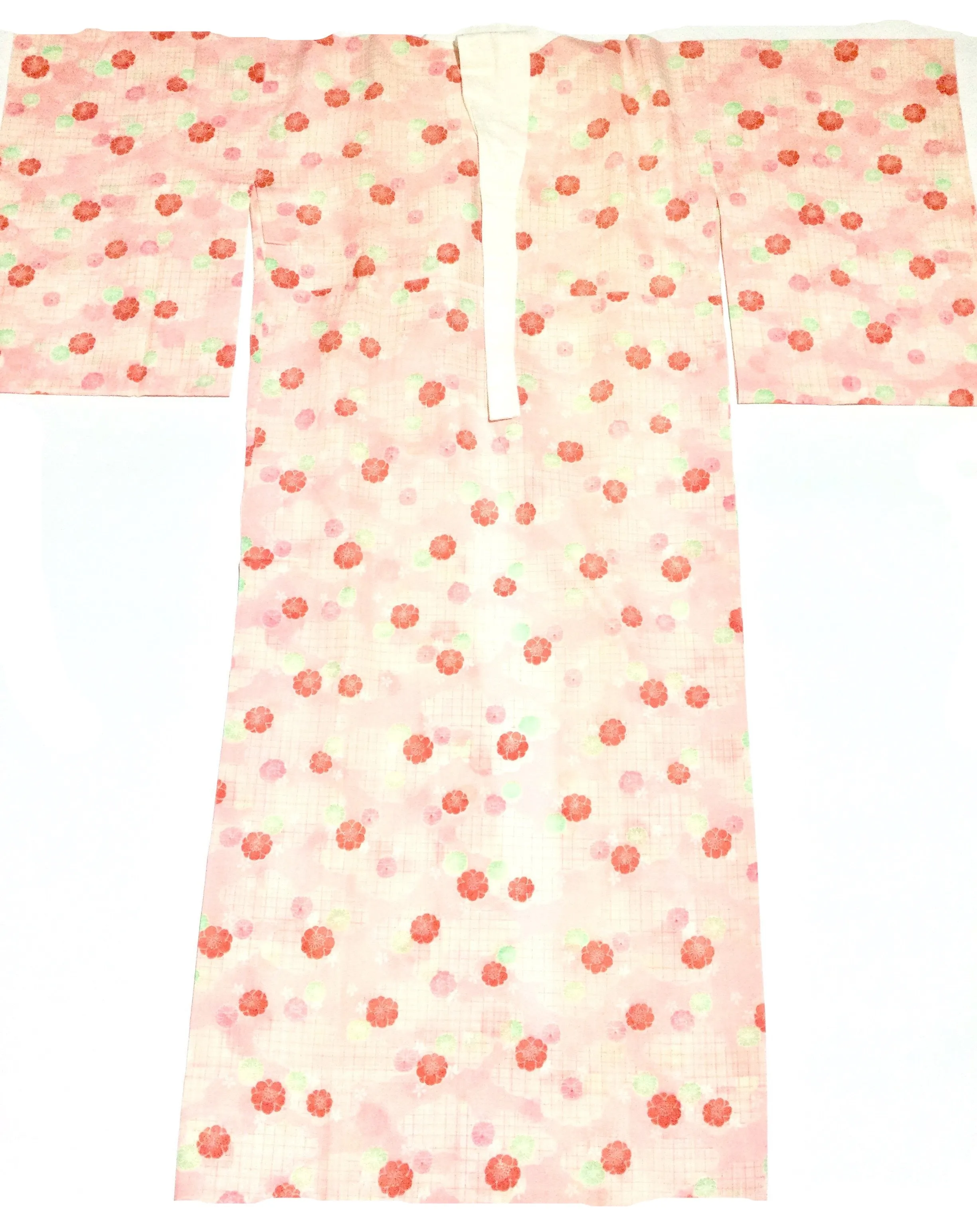 Pink Floral Vintage Nagajuban