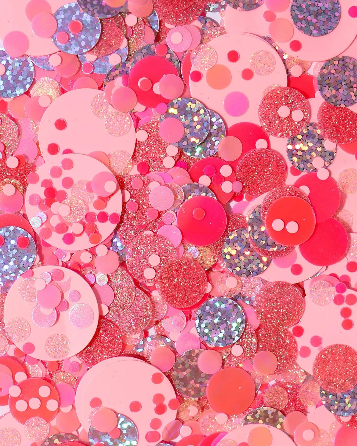 Pink Party Confetti Everything Pouch
