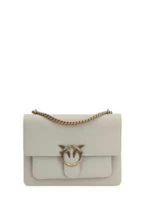 Pinko Love Shoulder Bag In Soft Leather
