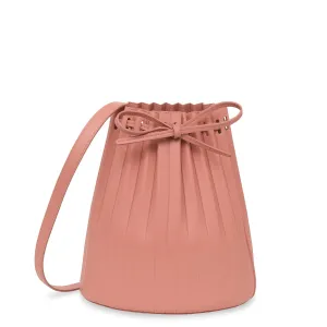 Pleated Bucket Bag - Blush