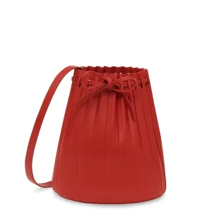 Pleated Bucket Bag - Flamma
