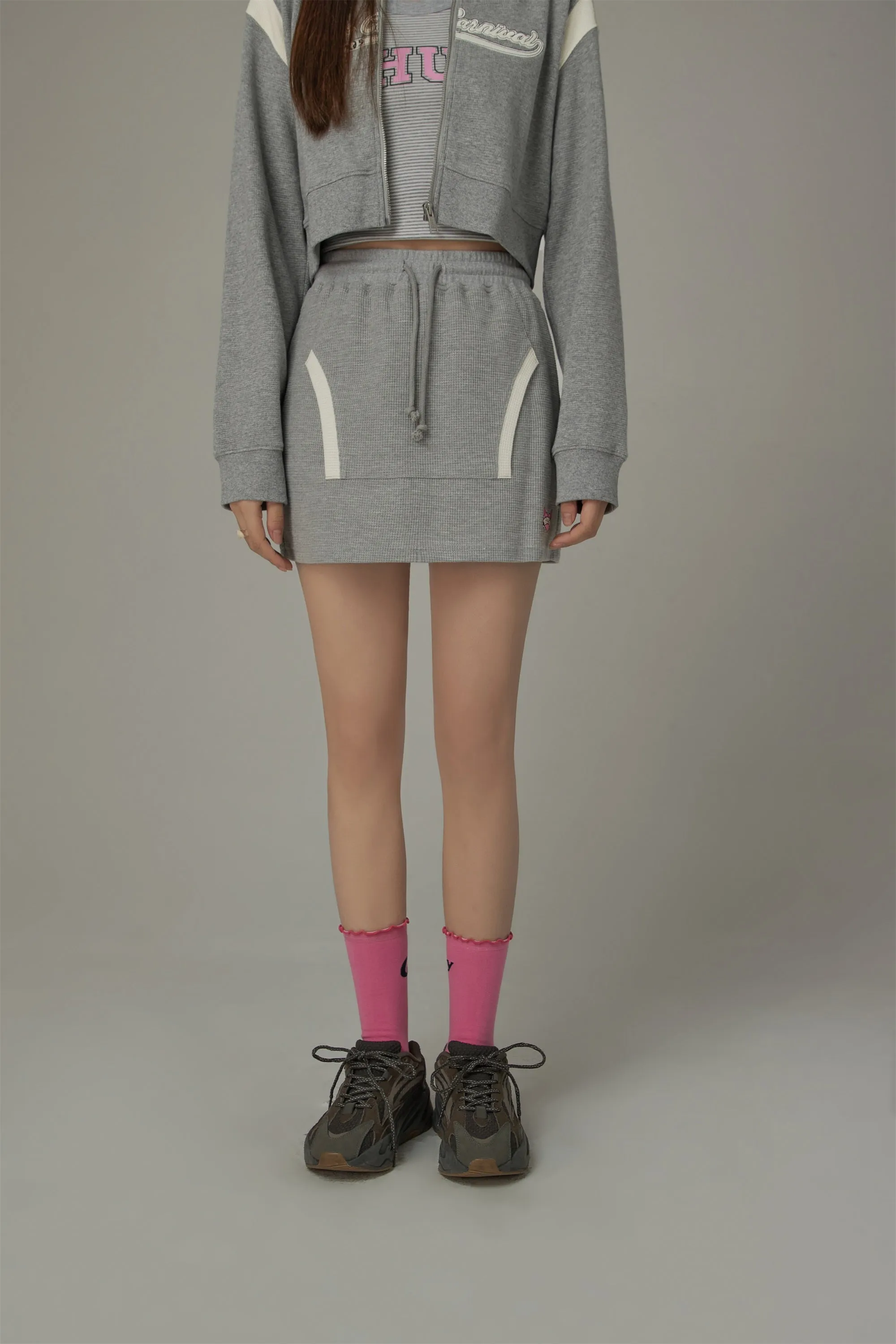 Pocket String Mini Skirt