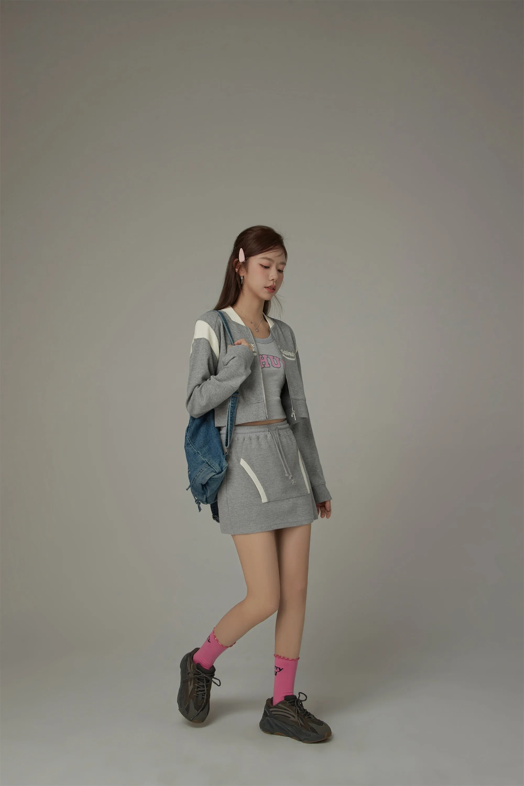 Pocket String Mini Skirt