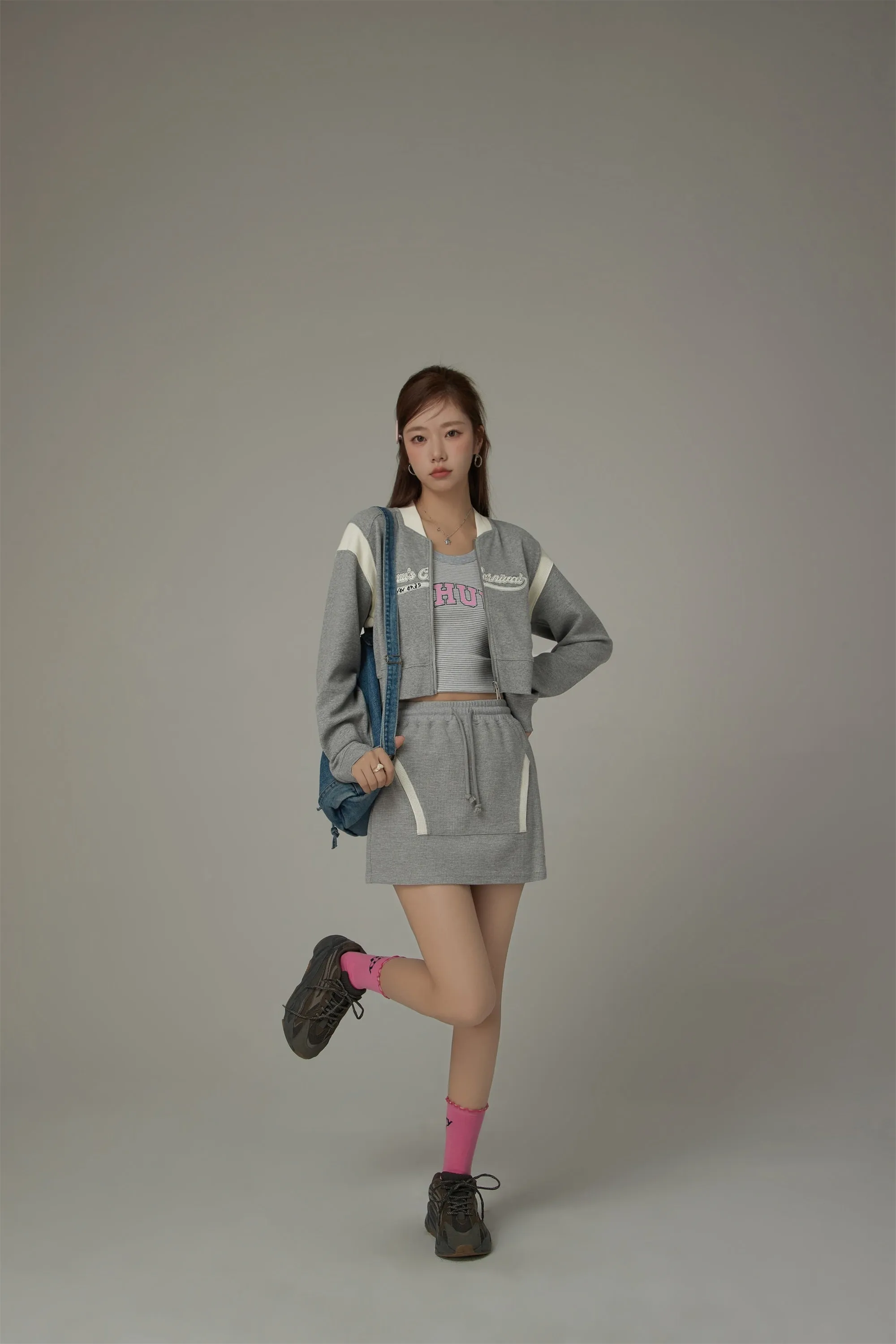 Pocket String Mini Skirt
