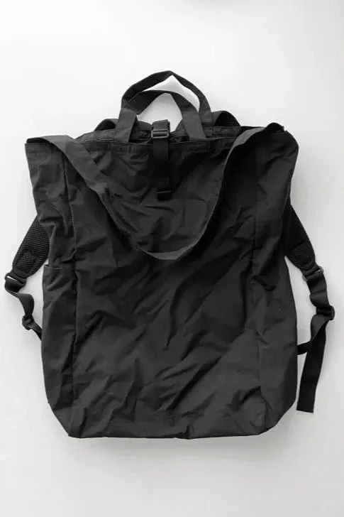 Pocketable 3 Way Backpack Black