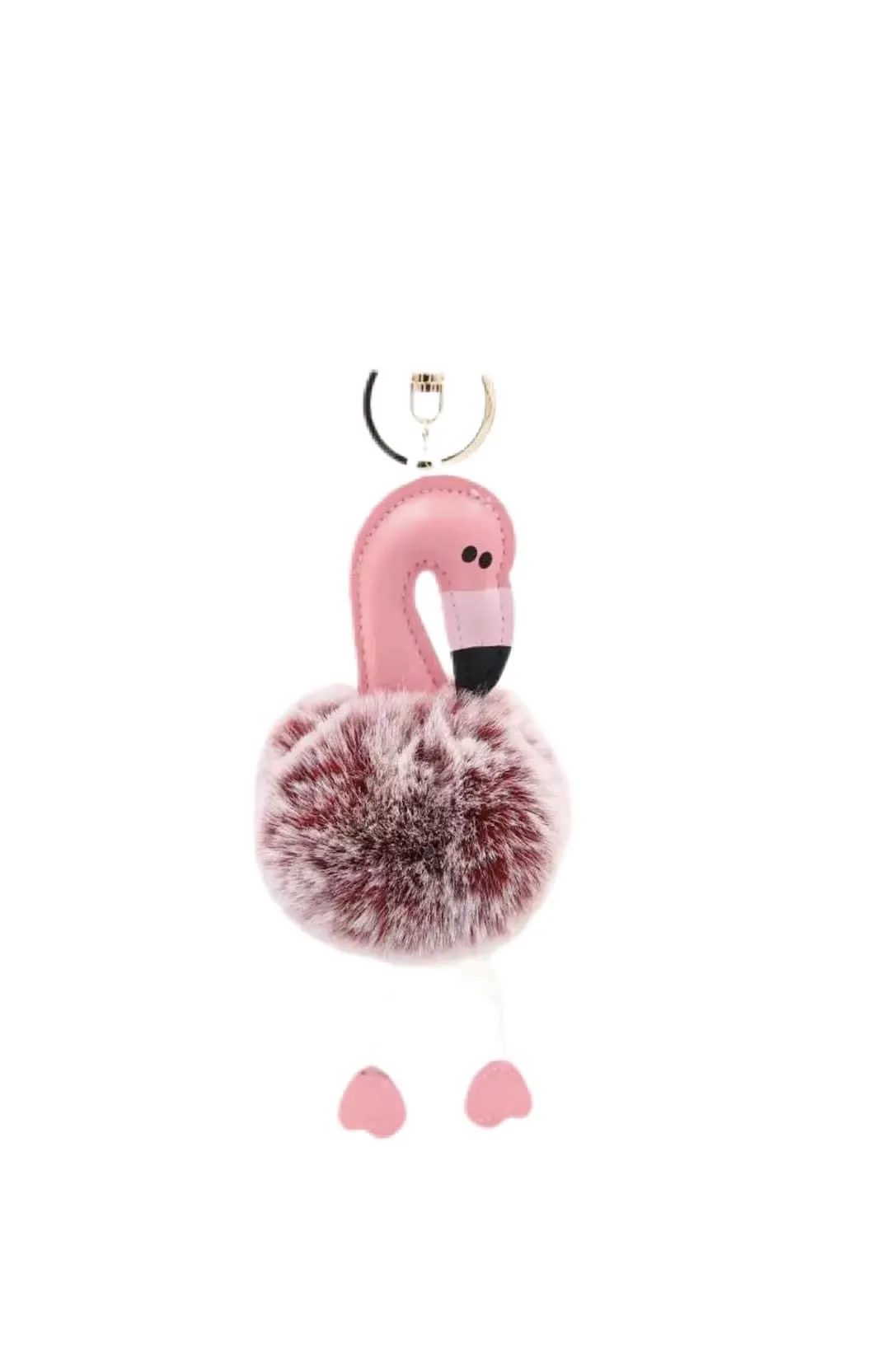 PomPom Animal Keychain