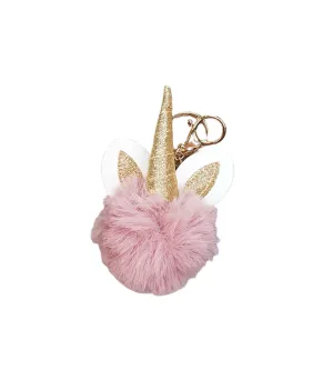 PomPom Animal Keychain