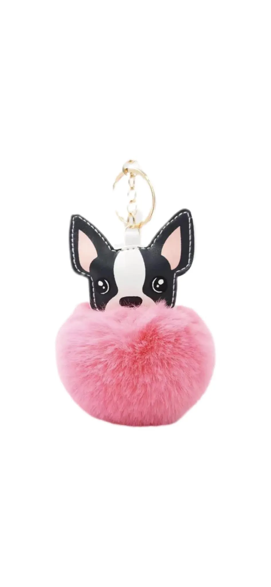 PomPom Animal Keychain