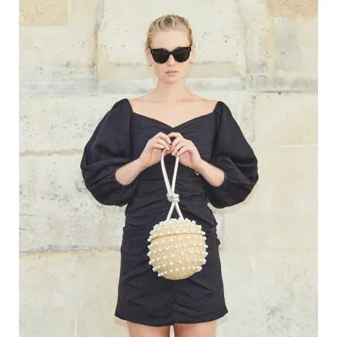 Poolside Disco Ball Pearl Wristlet