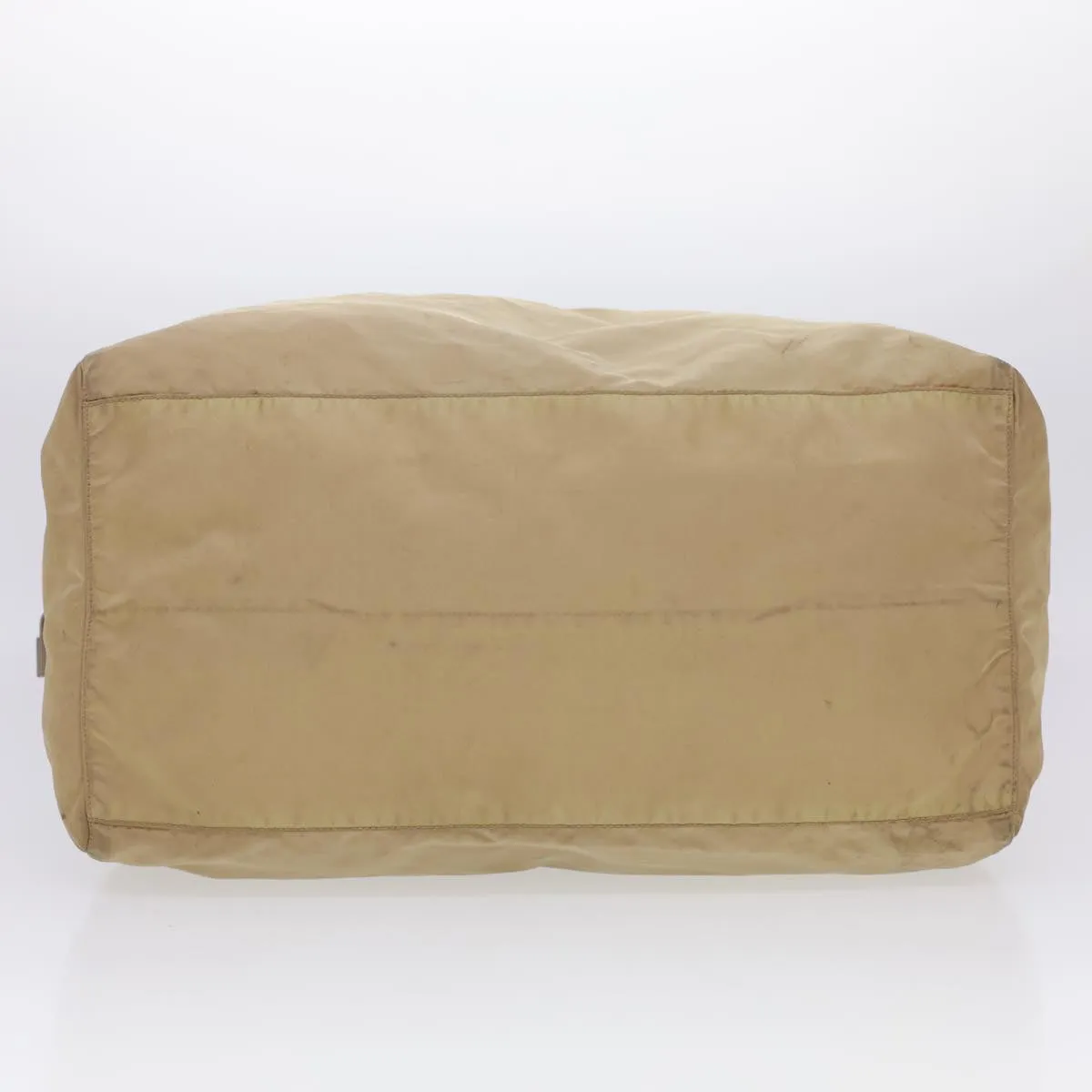 PRADA Boston Bag Nylon Beige  bs4903