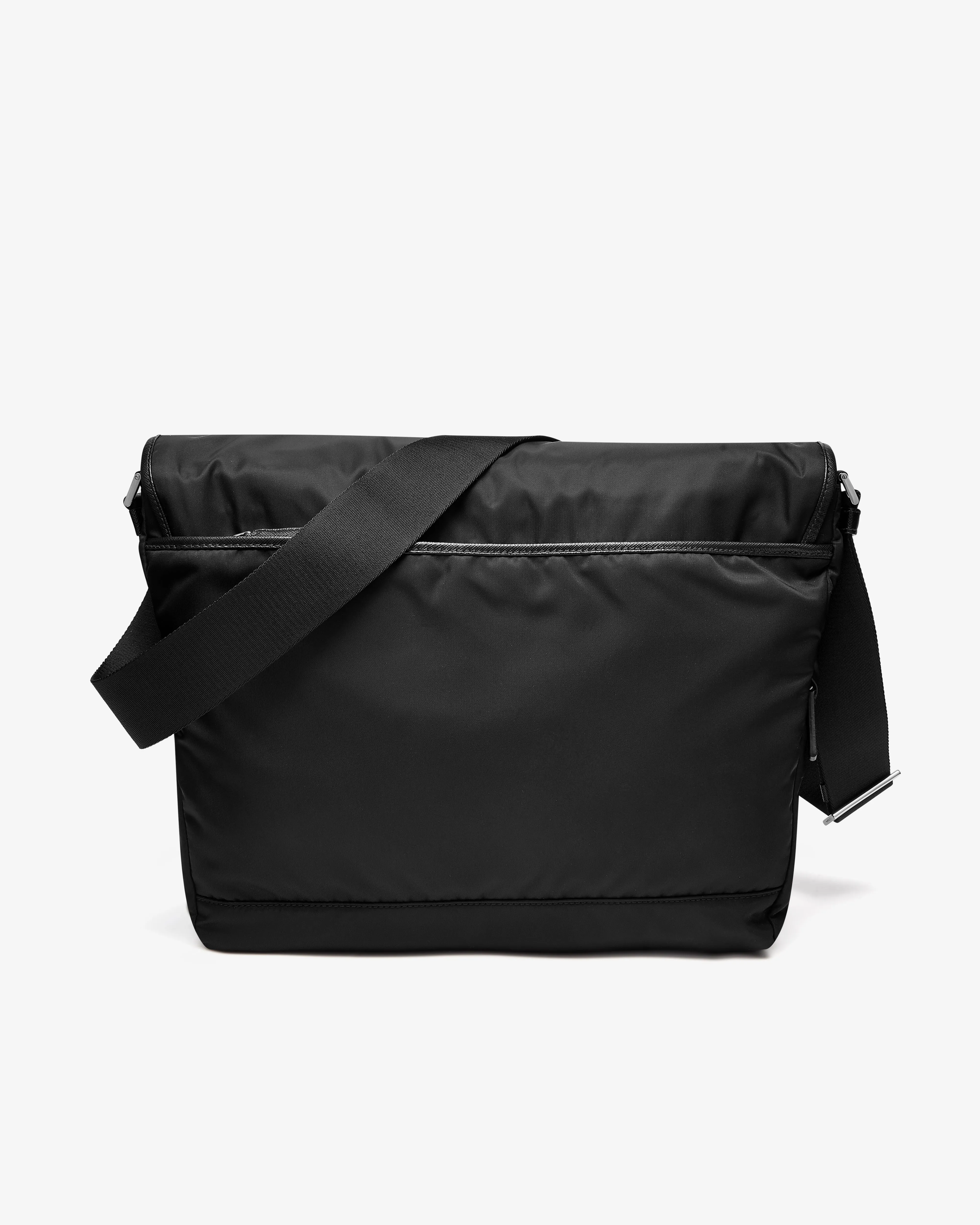 Prada - Men's Re-Nylon and Saffiano Leather Shoulder Bag - (Black)