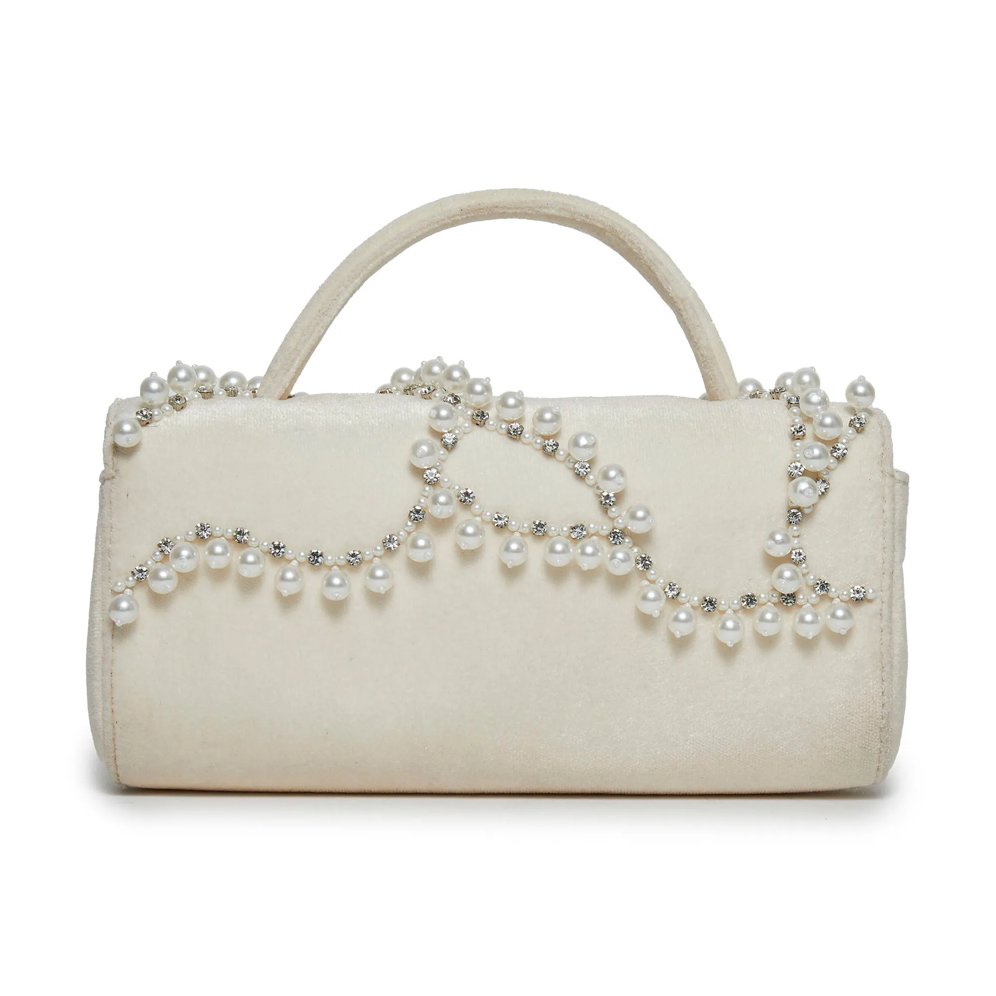 *PRE-ORDER* IVORY MINI TABITHA TOP HANDLE BAG