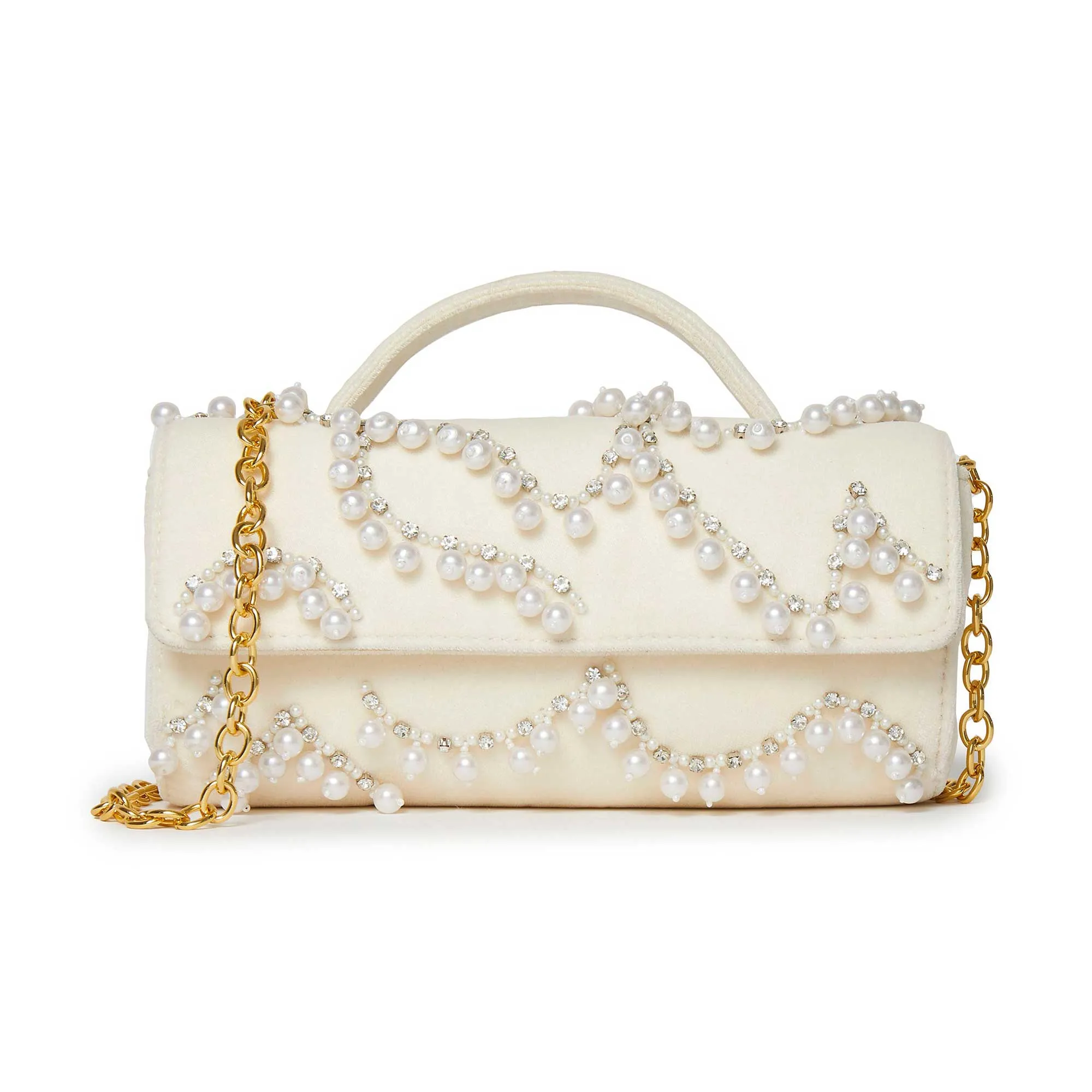 *PRE-ORDER* IVORY MINI TABITHA TOP HANDLE BAG