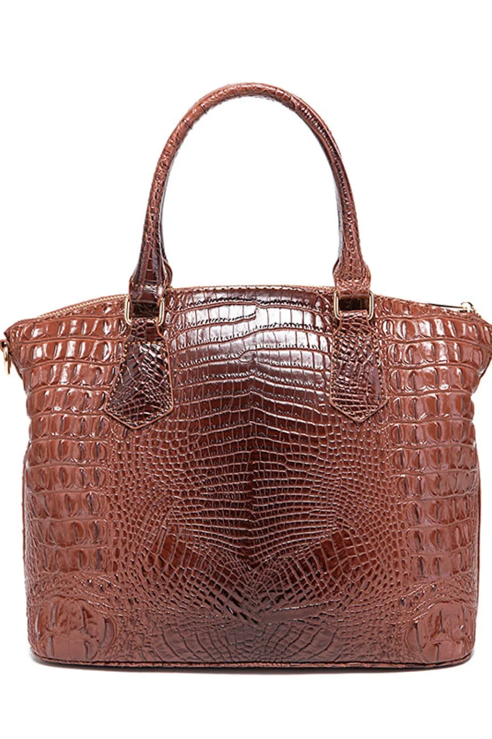 PU Leather Croc Handbag
