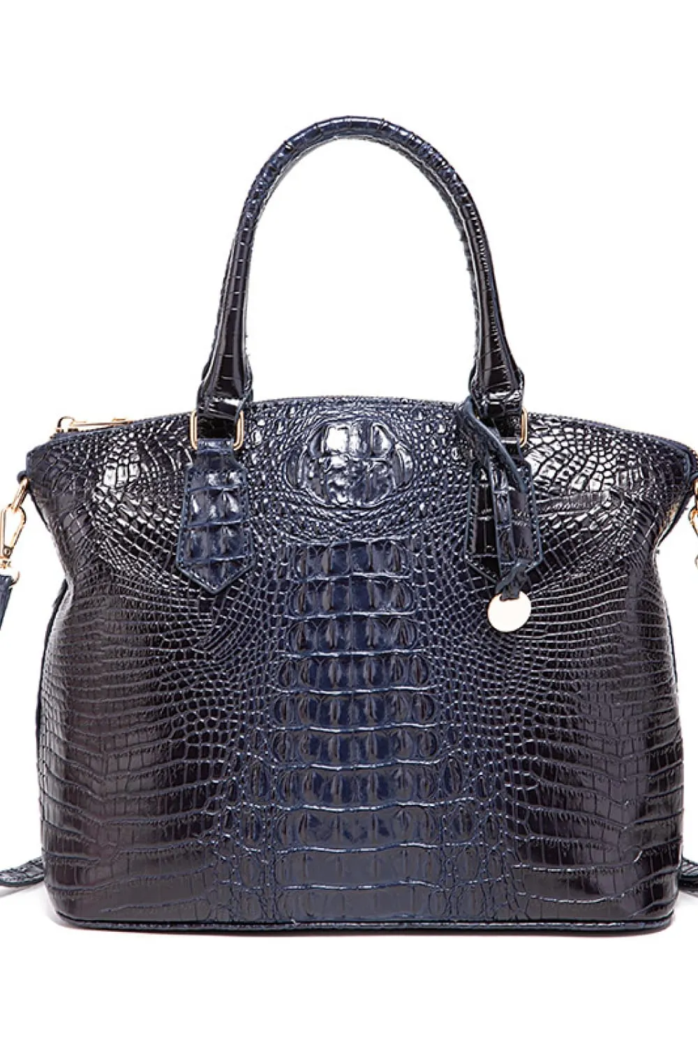 PU Leather Croc Handbag