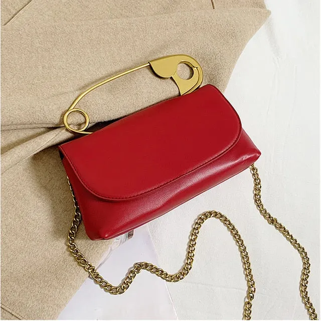 PU Leather Crossbody Handbag