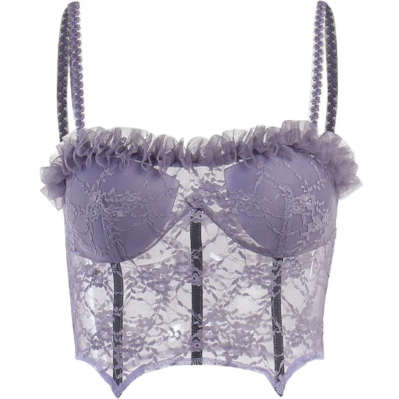 Purple Lace Top