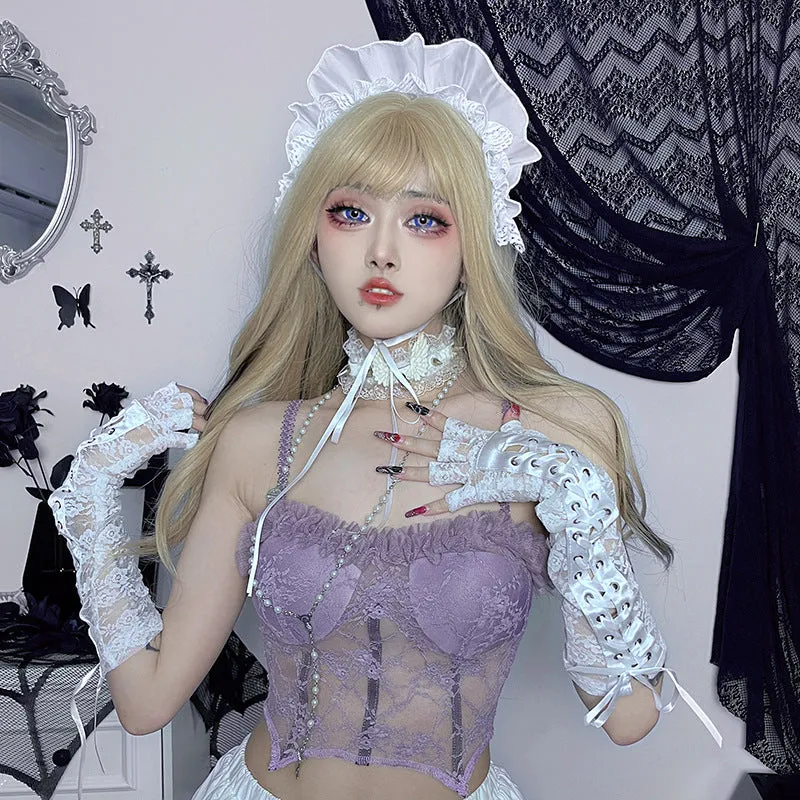 Purple Lace Top