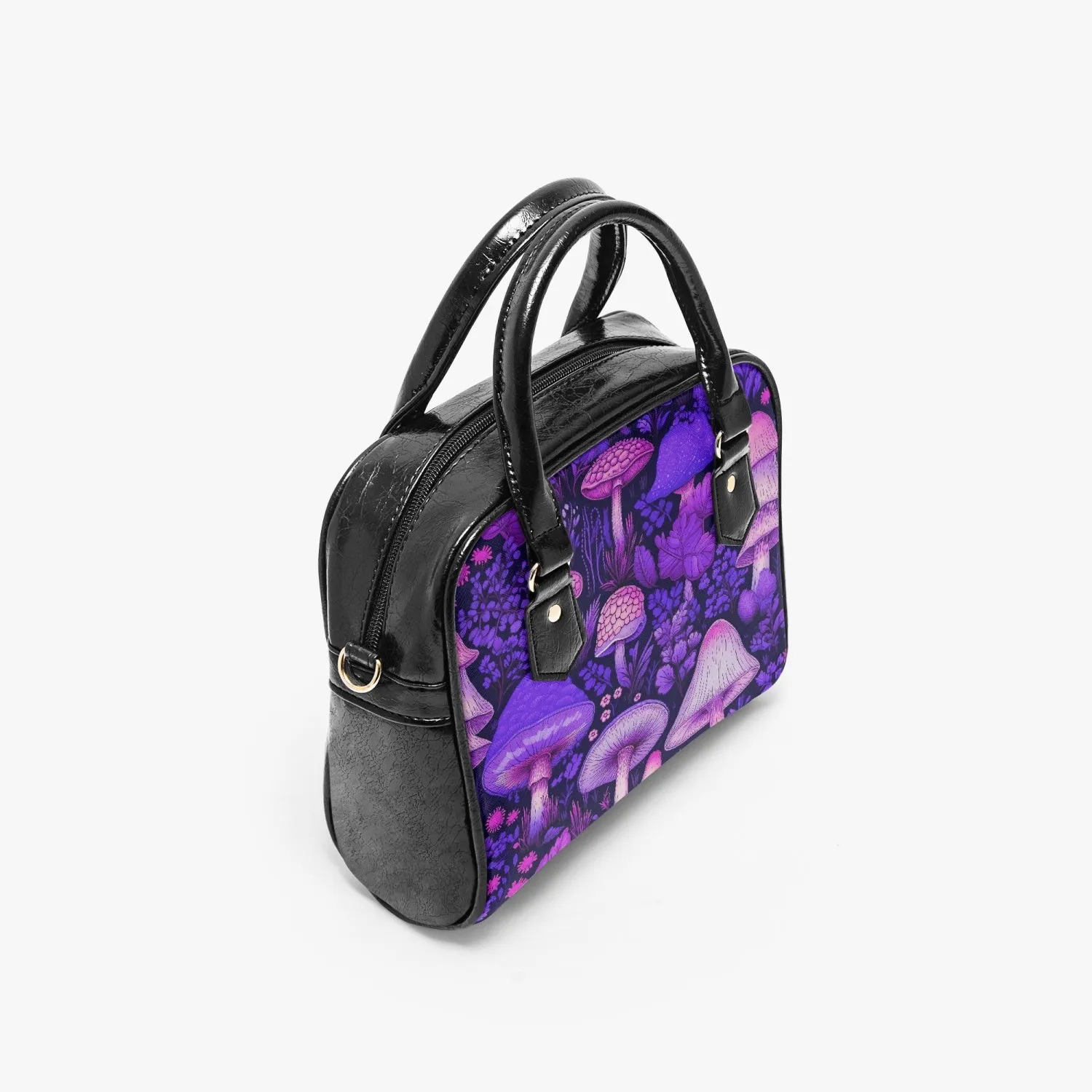 Purple Mushroomcore Shoulder Handbag (JPHBPP)