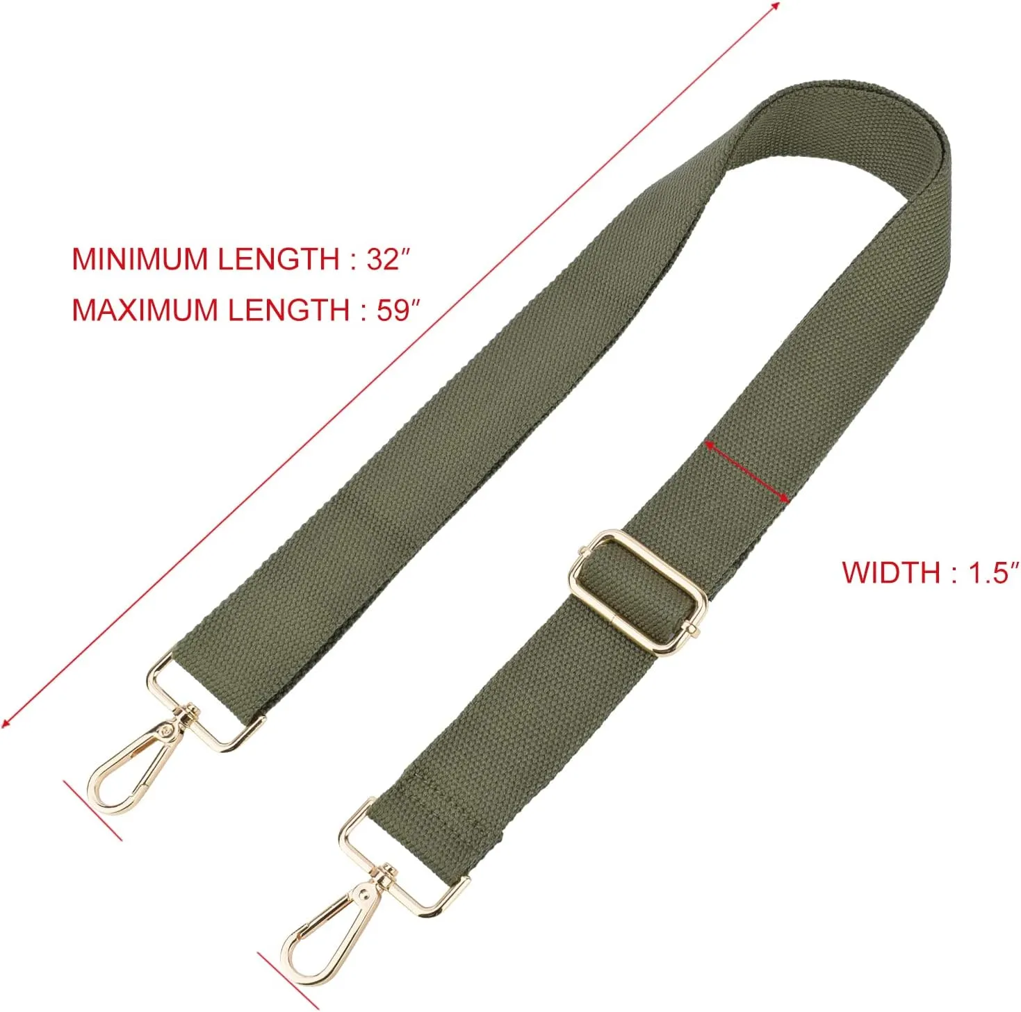 Purse Strap Bag Strap for Women Adjustable Crossbody Backpack Handbag Crossbody Bag Replacement Strap