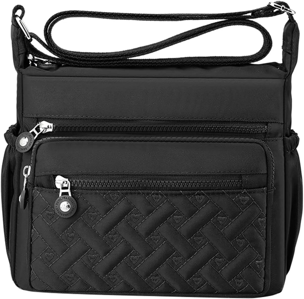 Purses for Women Crossbody Anti Theft Trendy Designer Shoulder Bags for Women Womens Elegant Evening Bag(Black)