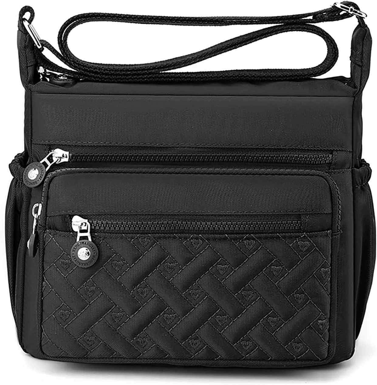 Purses for Women Crossbody Anti Theft Trendy Designer Shoulder Bags for Women Womens Elegant Evening Bag(Black)