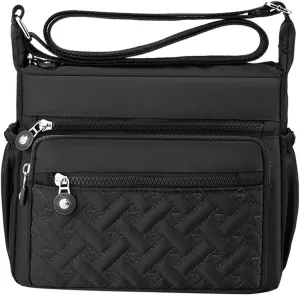Purses for Women Crossbody Anti Theft Trendy Designer Shoulder Bags for Women Womens Elegant Evening Bag(Black)