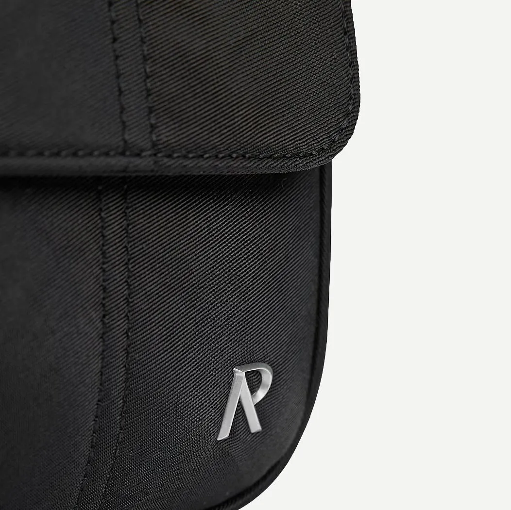 Quilted Crossbody Bag - Jet Black