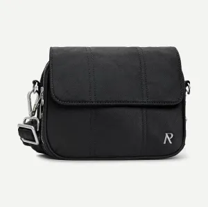 Quilted Crossbody Bag - Jet Black