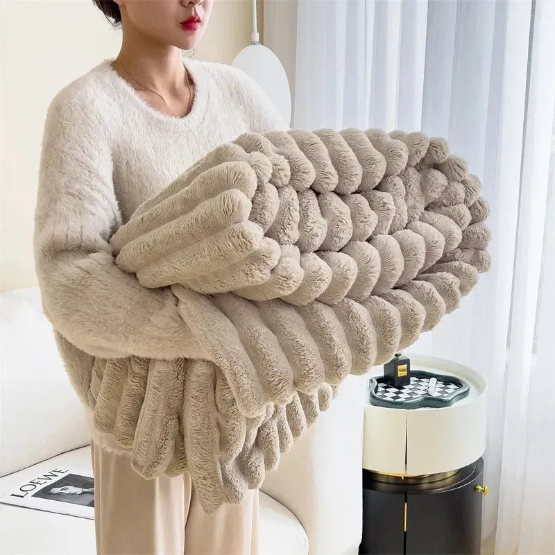 Rabbit Fluffy Blanket