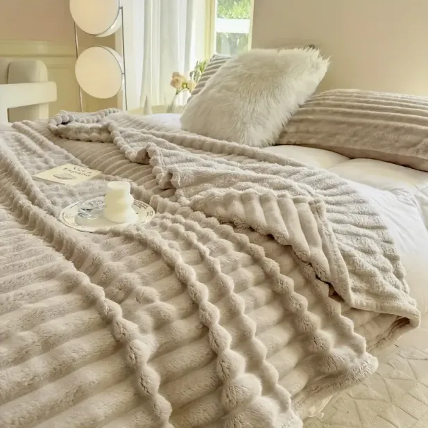 Rabbit Fluffy Blanket