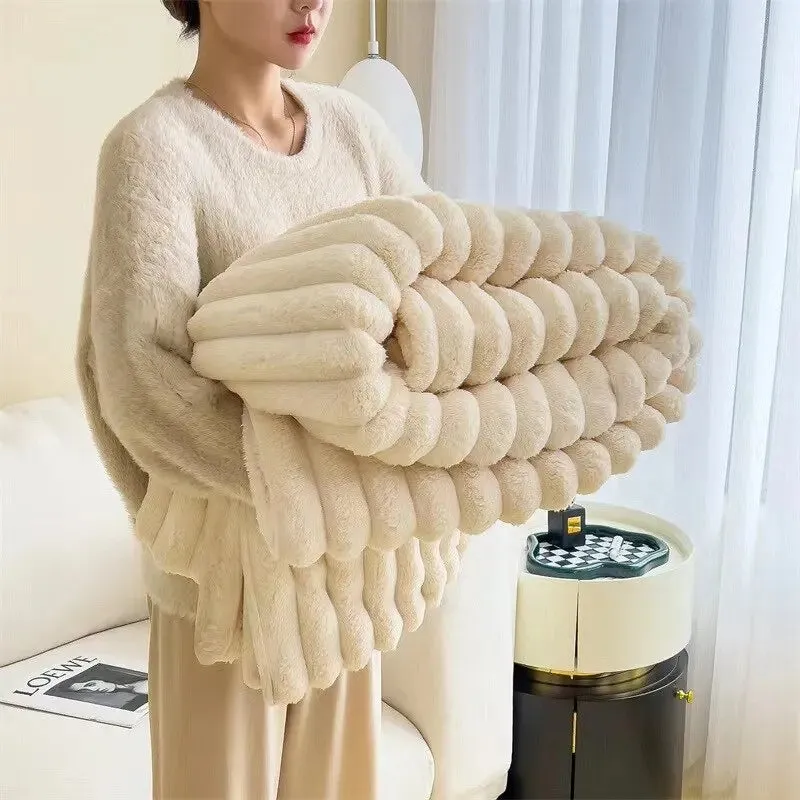Rabbit Fluffy Blanket