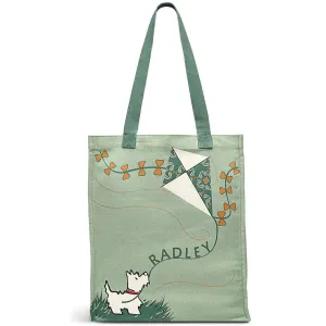 Radley Women's Kite Flying Medium Open Tote Bag Green