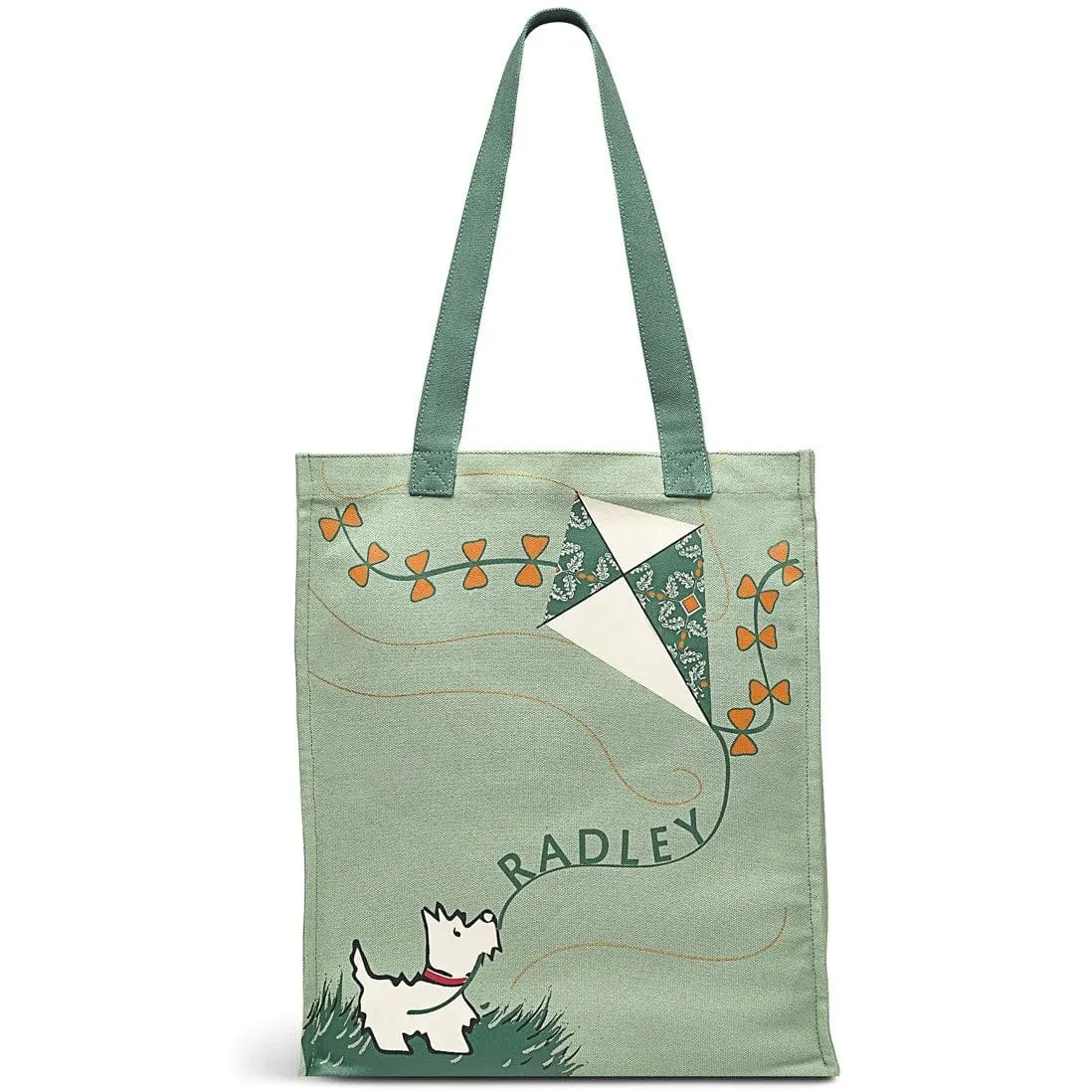 Radley Women's Kite Flying Medium Open Tote Bag Green