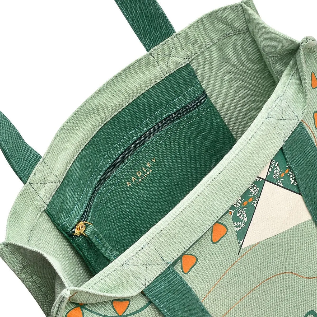 Radley Women's Kite Flying Medium Open Tote Bag Green