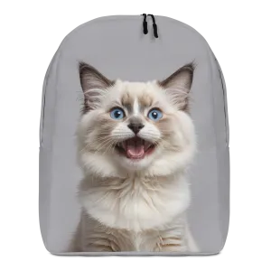 Ragdoll Kitten Minimalist Backpack