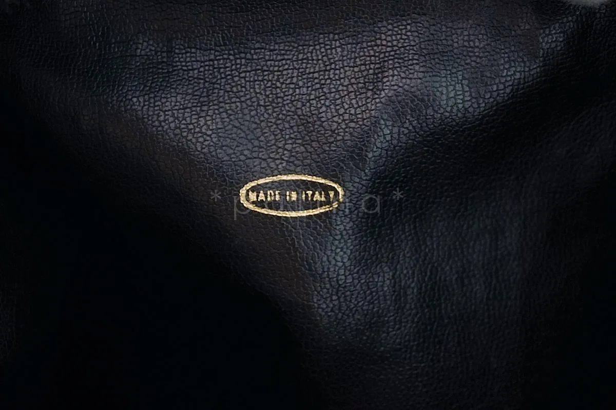 Rare Chanel Vintage Black Drawstring Bucket Bag 24k GHW