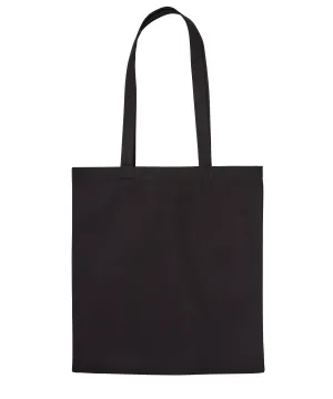 Recycled premium canvas shopper | Black
