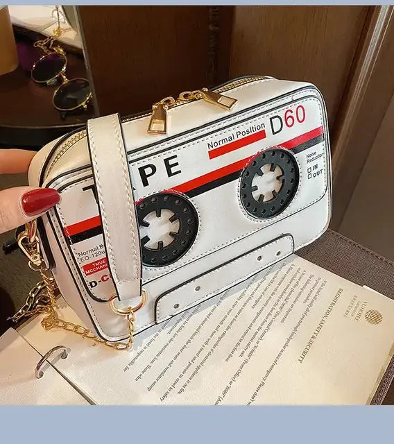 Retro Cassette Shoulder Bag