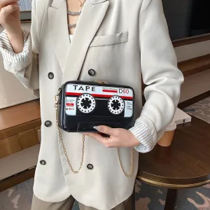 Retro Cassette Shoulder Bag