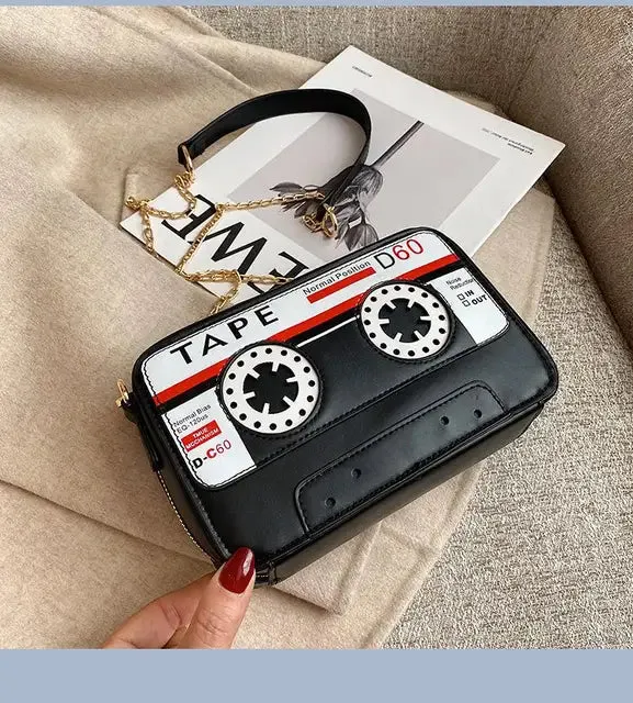 Retro Cassette Shoulder Bag