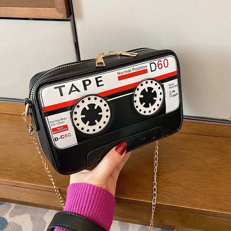 Retro Cassette Shoulder Bag