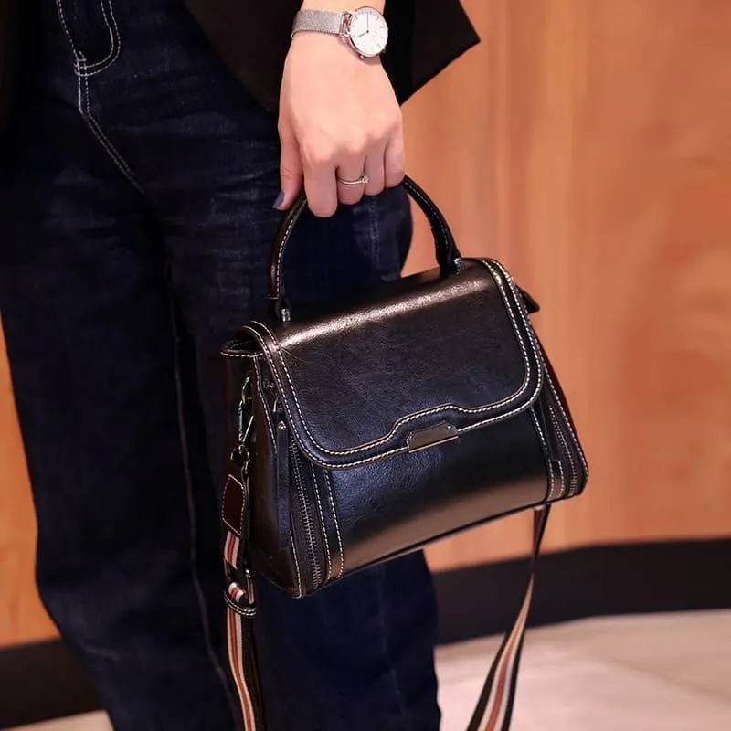 Retro style small square bag shoulder bag
