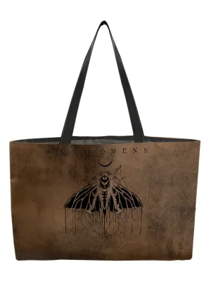 Rocksax Bad Omens Webbing Handled Beach/Shopper Tote - Moth