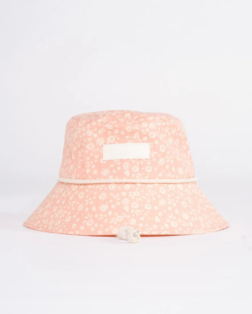 Rusty Soleil Bucket Hat Vintage Peach