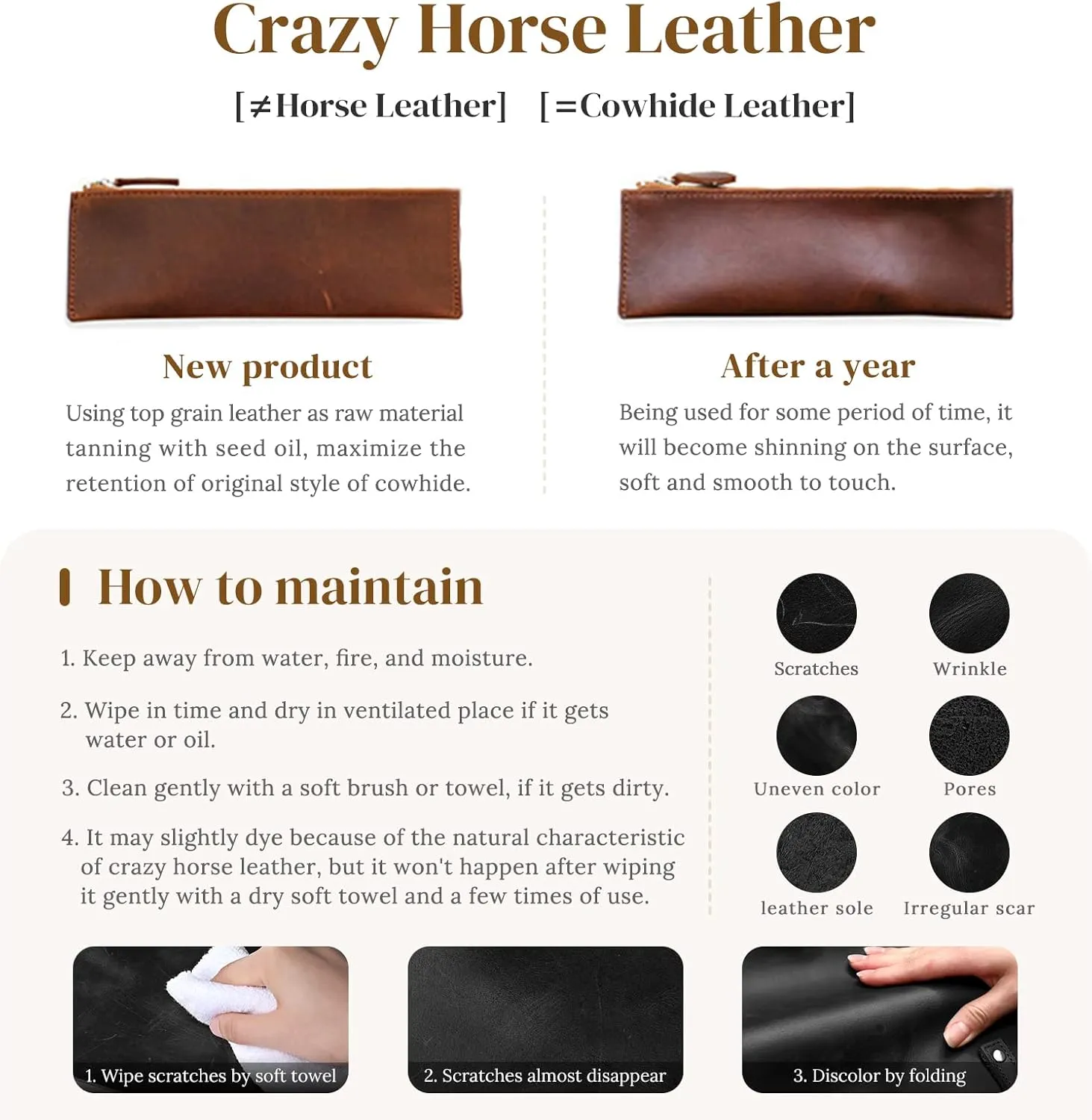 S-ZONE Small Genuine Leather Crossbody Bags for Women Purse and Handbag Wristlet